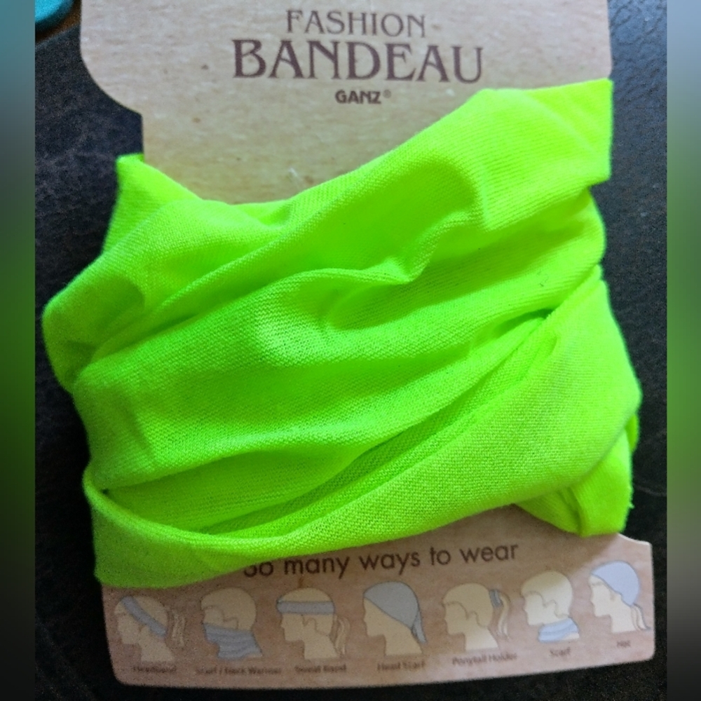 GANZ Neon Green Fashion Bandeau